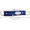 Case Cutlery Knife, Case Blue Pearl Kirinite Peanut 23446 - alternate 2